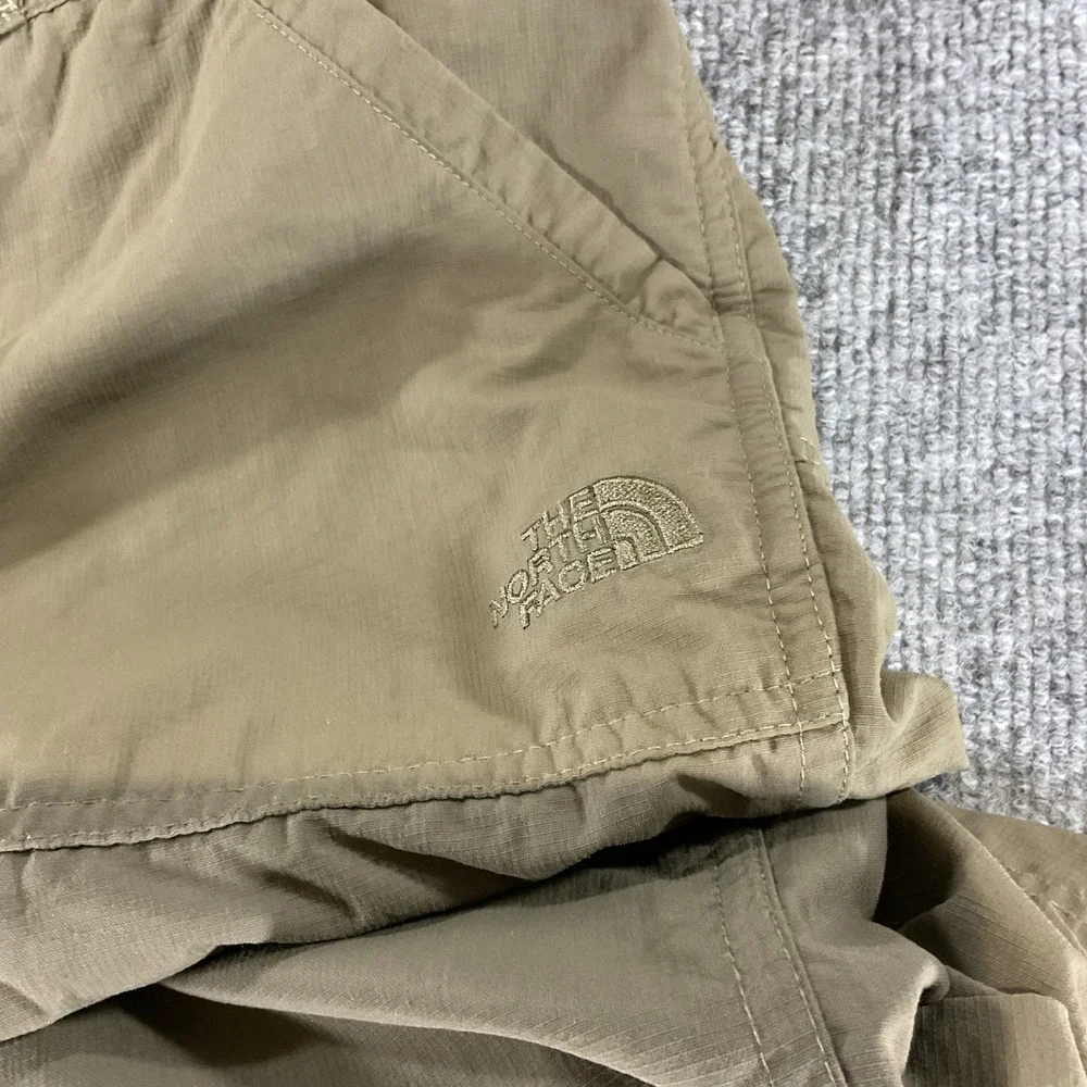 The North Face Womens Hiking Pants Size 6 Brown Nylon Outdoor Travel Straight Lg